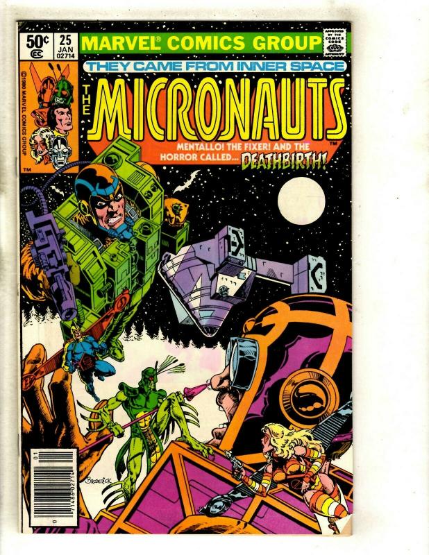 9 Marvel Comics The Micronauts # 24 25 26 27 28 Mephisto # 1 2 3 4 Acroyear NP10