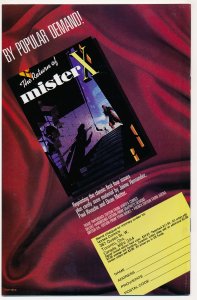 Mister X (1984 1st Series) #13 VF