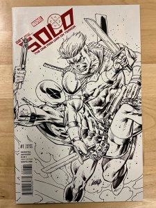 Solo #1 Liefeld Sketch Cover (2016)