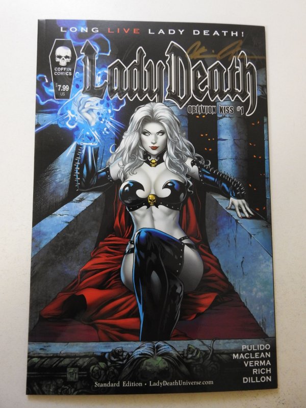 Lady Death: Oblivion Kiss (2016) NM Condition! Signed W/ COA!