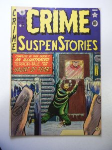 Crime SuspenStories #8 (1951) GD Condition cover detached at 1 staple