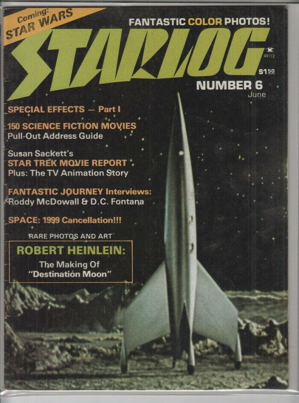 STARLOG MAGAZINE #6 F A04929