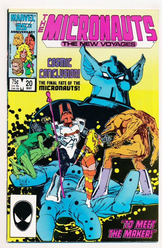 Micronauts The New Voyages (1984) #20 VF