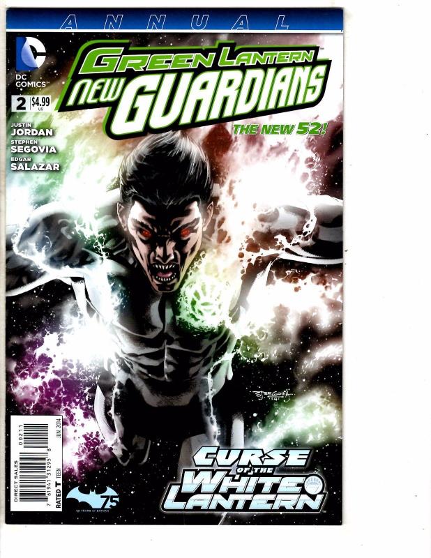 Lot Of 2 Green Lantern New Guardians DC Comic Books # 24 + Annual # 2 Flash J209