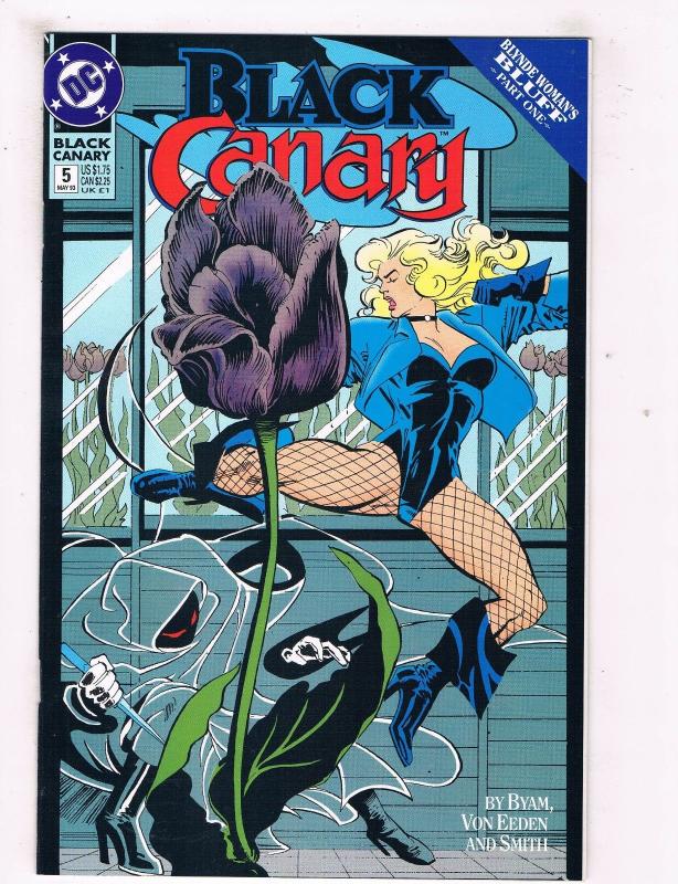 Black Canary #5 VF DC Comics Comic Book Byam JLA May 1993 DE40 AD14