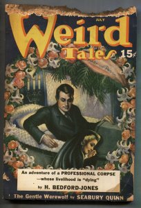 Weird Tales- July 1940--Margaret Brundage--horror cover--Pulp Magazine