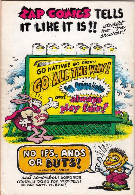 Zap #2 (Jan-68) FN Mid-Grade Mr. Natural, Anglefood McSpade, the Checkered De...