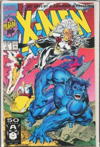 X-Men #1 Storm and Beast Cover (1991) X-Men [Key Issue]