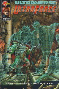 SALE! - ULTRA FORCE #4 - MALIBU ULTRAVERSE  - BAGGED & BOARDED