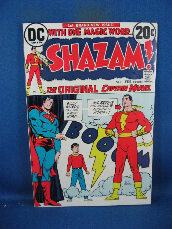 SHAZAM 1  VF NM FIRST ISSUE CAPTAIN MARVEL DC 1973