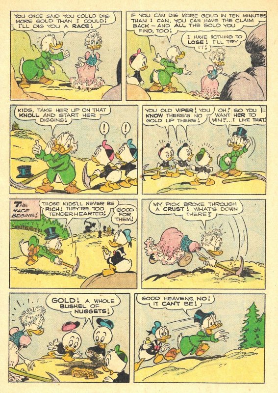 Walt Disney's UNCLE SCROOGE - FOUR COLOR #456 (Mar1953) 9.0 VF/NM  Carl ...