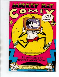 Mickey Rat Comix #2 - 1st Print- Underground - Kitchen Sink - 1971 - VF