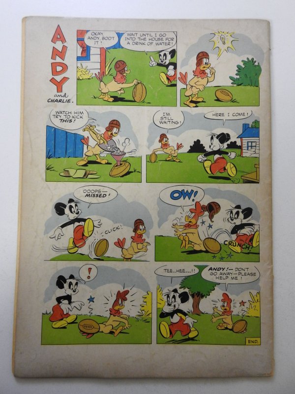 Four Color #358 (1951) GD/VG Condition 1 1/2 in cumulative spine split