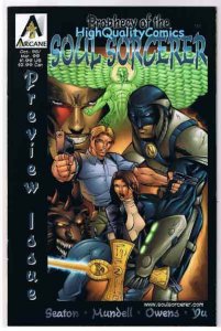 SOUL SORCERER Preview, Arcane, Mundell, Seaton,1999, NM