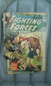 Our fighting forces 58 dc war comics golden age fair 1.0 condition rare