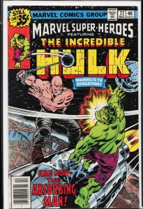 Marvel Super-Heroes #77 Regular Edition (1978) Hulk