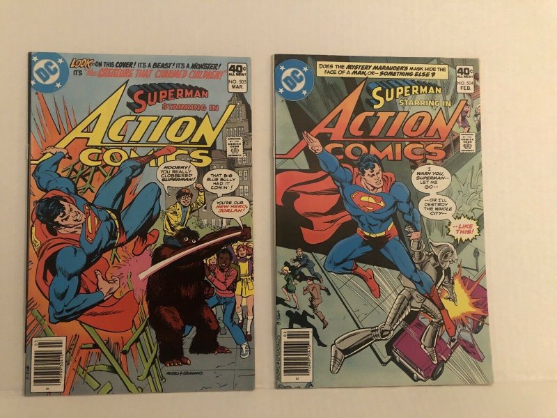 Action Comics #501 - 507  Lot Of 6