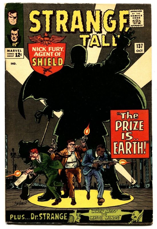 STRANGE TALES #137 comic book-NICK FURY/DOCTOR STRANGE