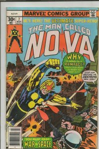 Nova #7 ORIGINAL Vintage 1977 Marvel Comics  