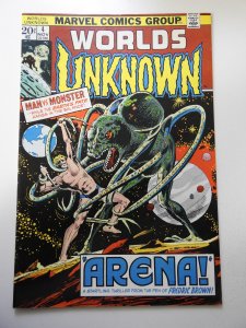 Worlds Unknown #4 (1973) GD- Condition