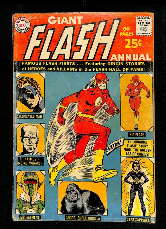 Flash Annual #1 Origin of Elongated Man and Kid Flash!