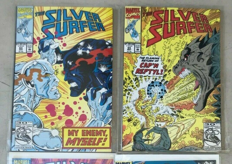 SILVER SURFER #64-67 4PC RUN (VF/NM) MY ENEMY, MYSELF!! 1992
