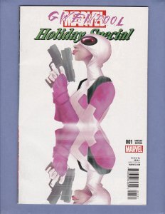 Gwenpool Holiday Special #1 VF Variant Cover Front/Back Cover Scans Marvel 2016