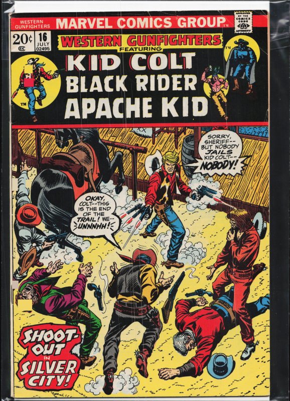 Western Gunfighters #16 (1973) Kid Colt