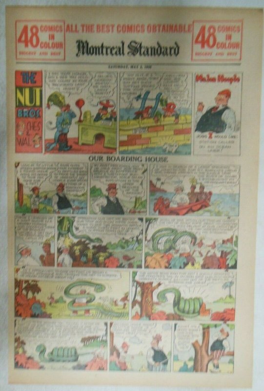 (27) Our Boarding House Sunday Pages by Ahern from 1936 Size:11 x 15 inches