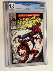 Amazing spider-man 361 cgc 9.6 wp marvel 1st carnage 024