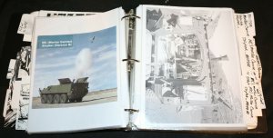 Joe Kubert's Reference Guide Binder w COA - Stryker Troop Carrier