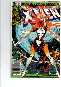 Uncanny X-Men #164 newsstand - 1st Binary - Carol Danvers- 1982 - Very Good/Fine