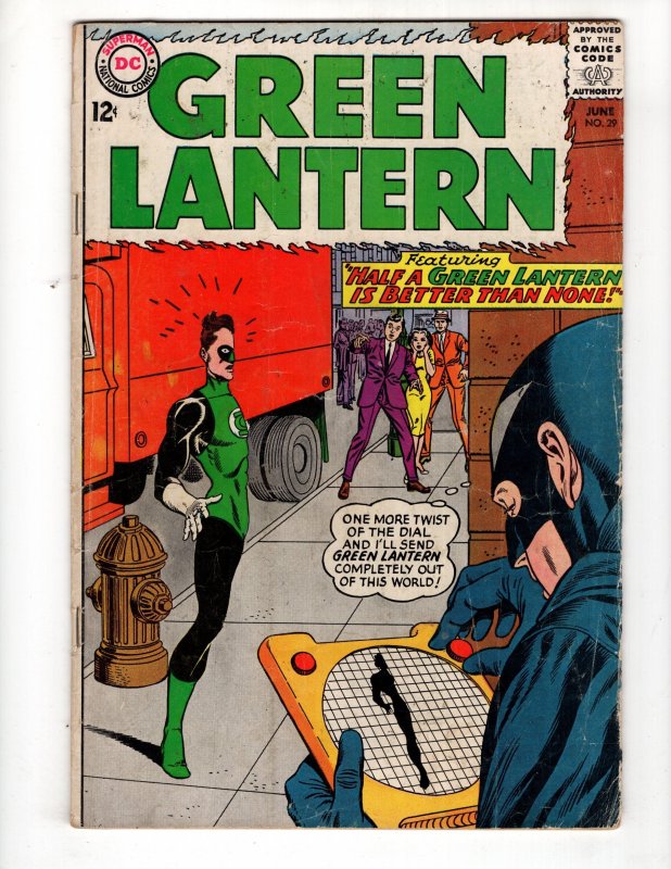 Green Lantern #29 (1964) 1st App Black Hand *See Description*/ ID#295