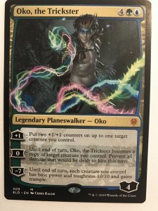 OKO, THE TRICKSTER : Magic the Gathering MTG card; Throne of Eldraine, NM