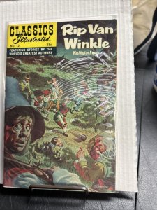 CLASSICS ILLUSTRATED RIP VAN WINKLE #12 HRN 166 VFN