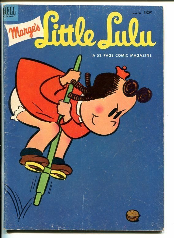 MARGE'S LITTLE LULU #57-POGO STICK-HUMOR-1953-good