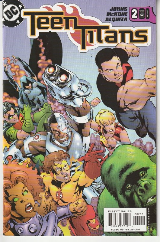 Teen Titans #2 Second Printing Variant (2003)