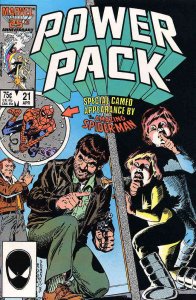 Power Pack #21 FN ; Marvel | Spider-Man