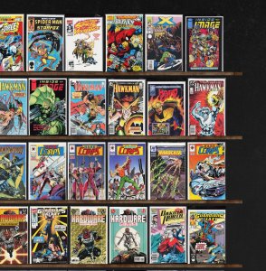 Huge Lot 150+ Comics with The H.A.R.D. Corps, Hawkman, Elfquest & More!