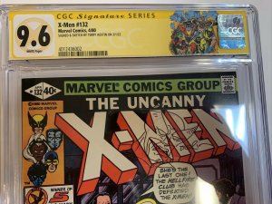X-Men (1980) # 132 (CGC 9.6 WP SS) Signed w/Remark Austin (Wolverine Sketch)