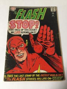 The Flash 163 2.0 Gd Good Traced On DC Comics SA