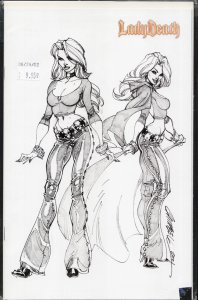 Lady Death: The Gauntlet #2 Sketch Cover (2002) Lady Death