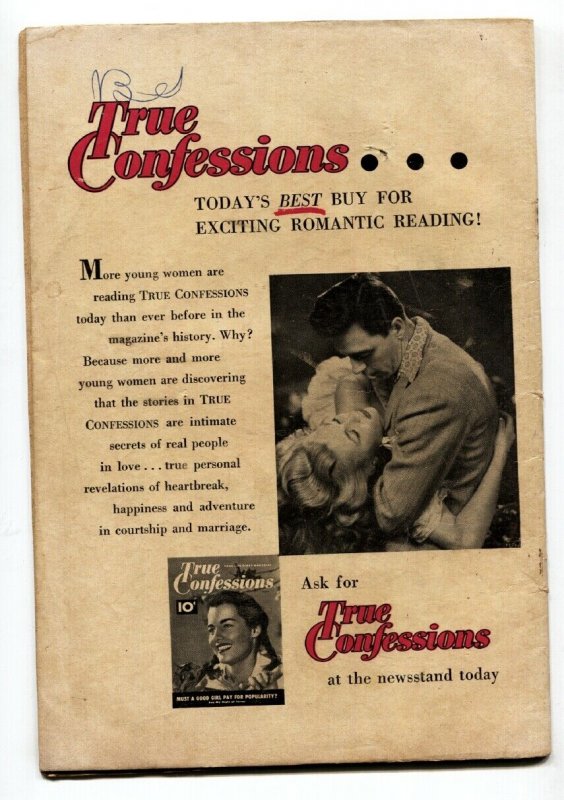TRUE SWEETHEART SECRETS #5 VG- 1951-FAWCETT PHOTO COVER