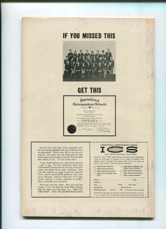 T.H.U.N.D.E.R. AGENTS #13 WALLY WOOD (7.5) 1967