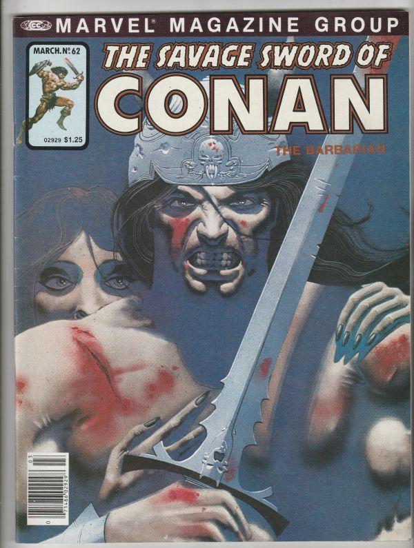 Savage Sword of Conan #62 (Mar-81) NM- High-Grade Conan