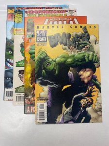 4 MARVEL comic books Cutting Edge #1 Incredible Hulk #-1 Herc #1 Banner #3 6 LP5