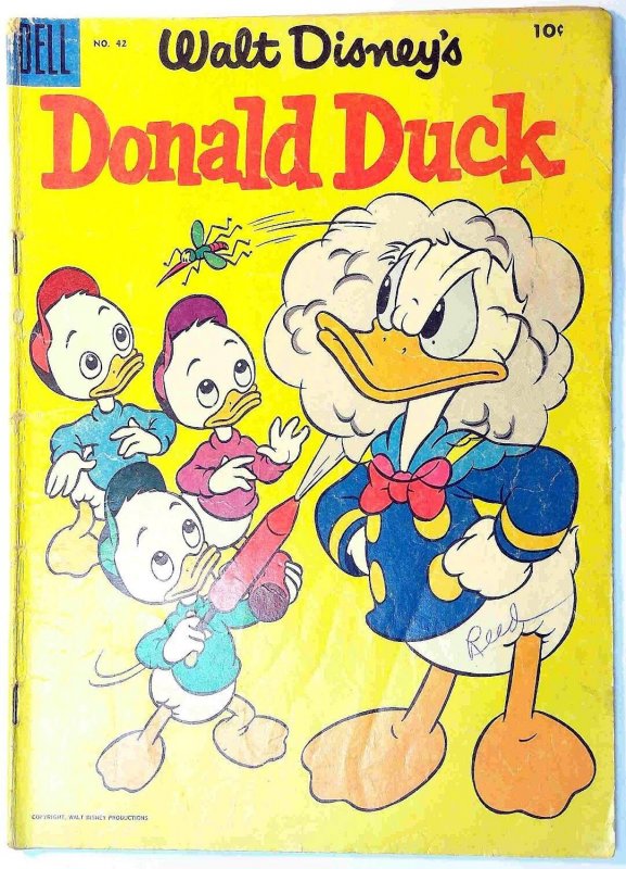 Donald Duck #42 (1955) Dell Comics 1st Print Comic Book