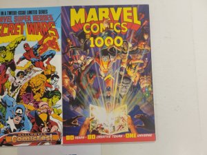2 Marvel Comics #1 Secret Wars + 1000 Marvel Comics 72 TJ41