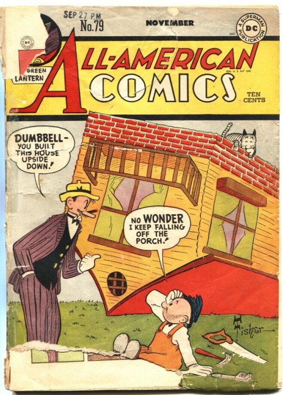 ALL-AMERICAN #79-1946-MUTT & JEFF-GREEN LANTERN-DR MID-NITE-HOP HARRIGAN-BARG... 