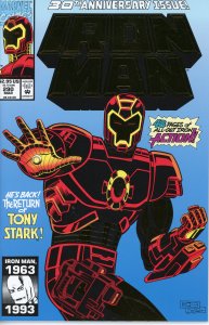 Iron Man 290  1993  9.0 (our highest grade)   New Armor  Metallic Cover